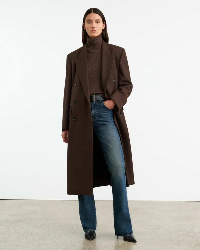 Nili Lotan TABITHA CASHMERE SWEATER Redwood Melange Women Knits and Sweaters