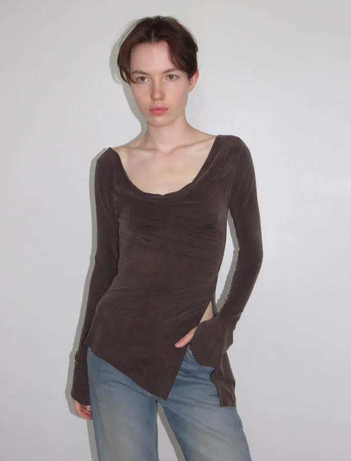 No 1460 Lotto Brown Women Paloma Wool Tops