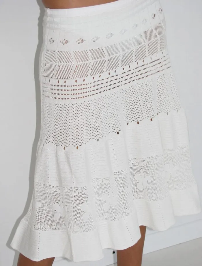 No 1684 Jill White Women Paloma Wool Bottoms