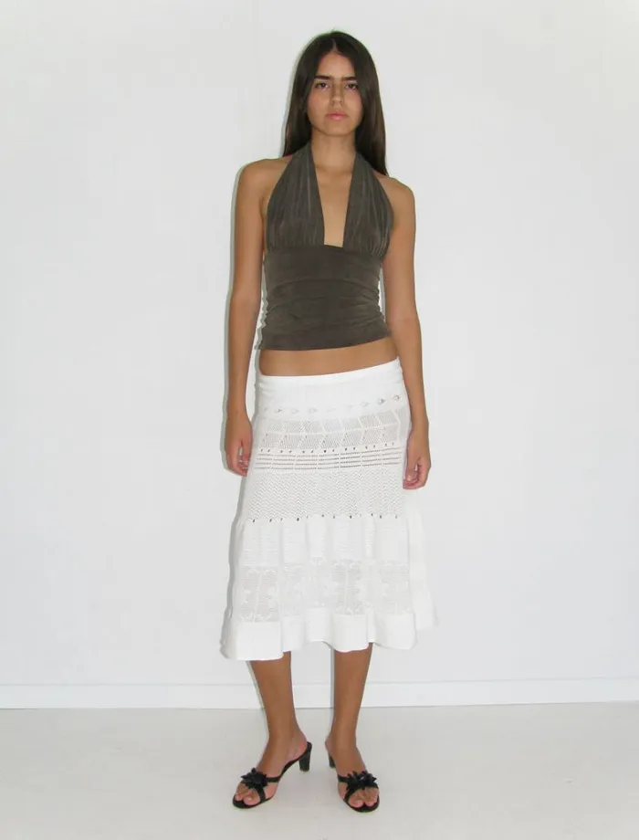 No 1684 Jill White Women Paloma Wool Bottoms
