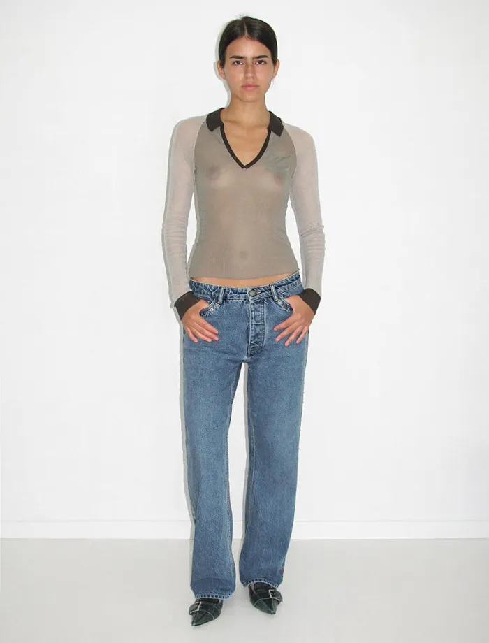 No 1703 Torrentbo Grey Women Paloma Wool Tops