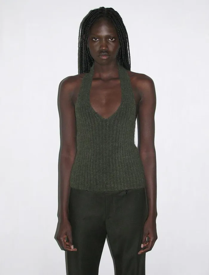 No 1705 Ploraire Khaki Women Paloma Wool Tops