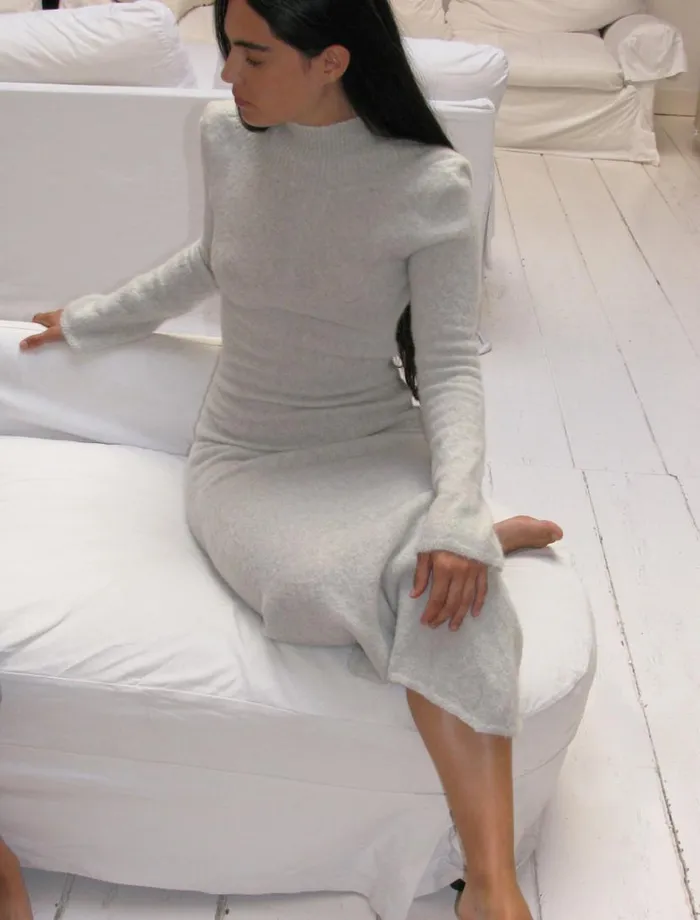 No 1731 Fabi Grey Women Paloma Wool Dresses