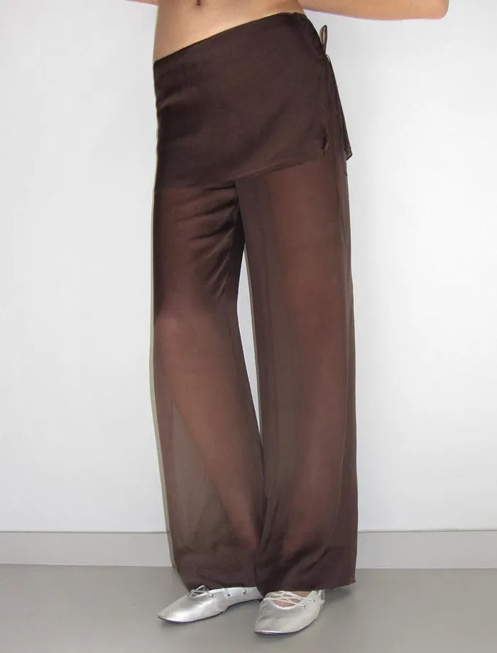 No 2018 Silk Archive Brown Women Paloma Wool Bottoms