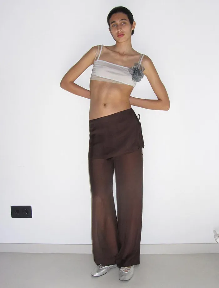 No 2018 Silk Archive Brown Women Paloma Wool Bottoms