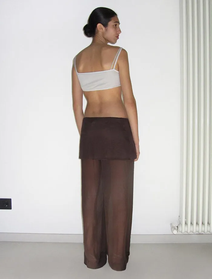 No 2018 Silk Archive Brown Women Paloma Wool Bottoms