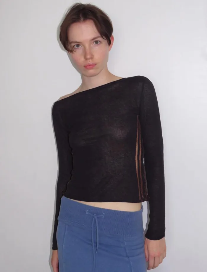 No 2130 Olivet Black Women Paloma Wool Knits