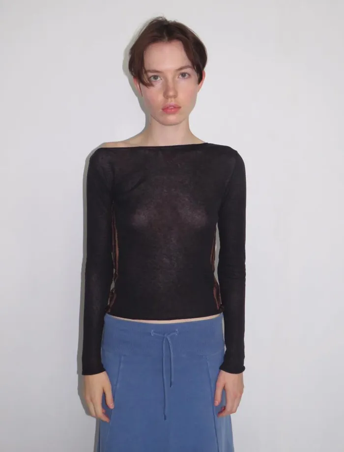 No 2130 Olivet Black Women Paloma Wool Knits