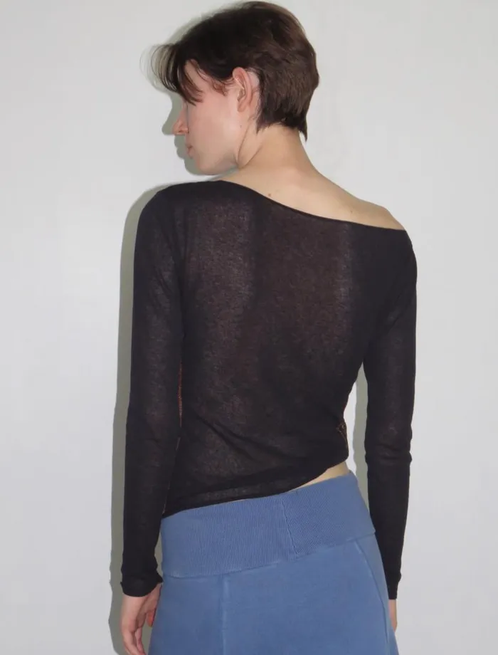 No 2130 Olivet Black Women Paloma Wool Knits