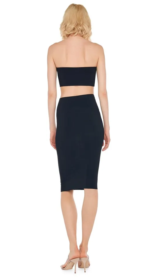 Norma Kamali Bottoms TUBE SKIRT Black 8211 Clothing
