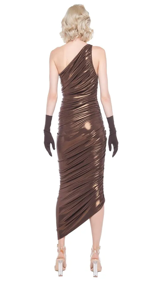 Norma Kamali Dresses DIANA GOWN Chocolate 8211 Clothing