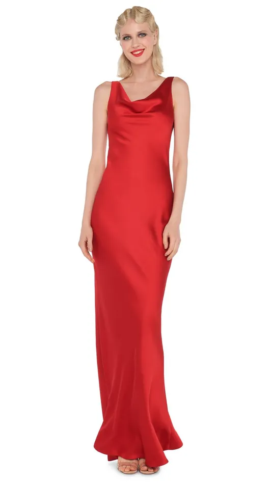 Norma Kamali Dresses MARIA GOWN Tiger Red 8211 Clothing