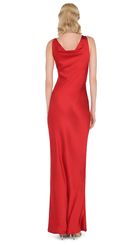 Norma Kamali Dresses MARIA GOWN Tiger Red 8211 Clothing