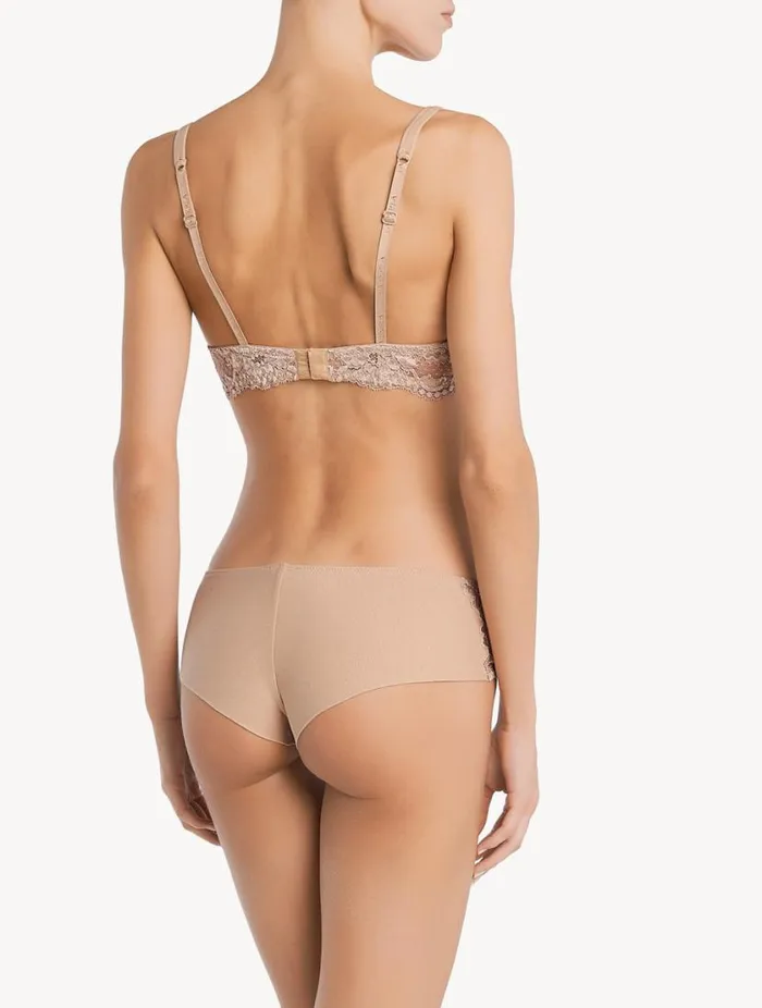 Nude Cotton Short Briefs Lingerie La Perla Hipster
