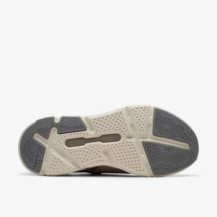 NXE Knit Ecru Combination Men Clarks Sneakers