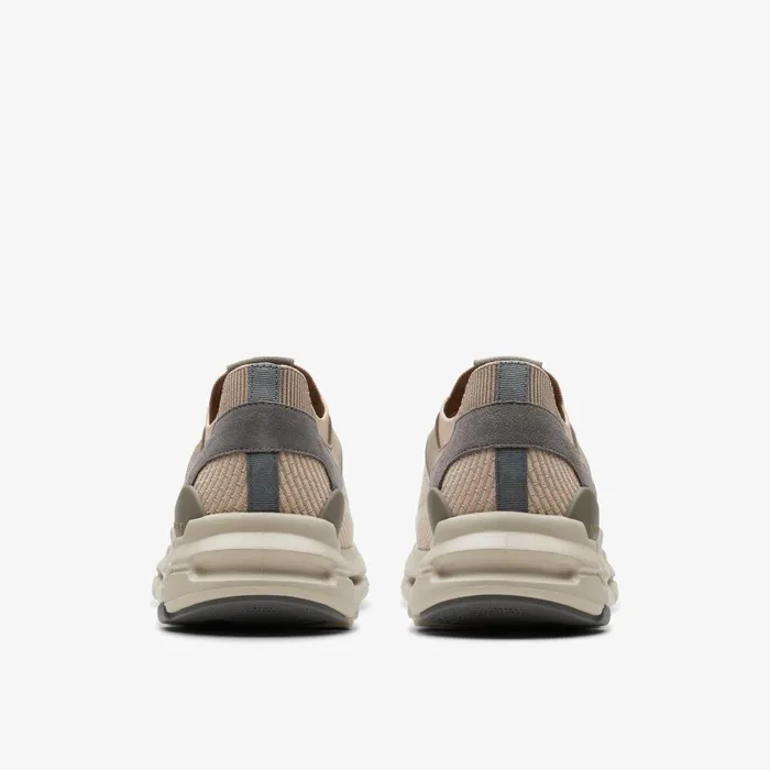 NXE Knit Ecru Combination Men Clarks Sneakers