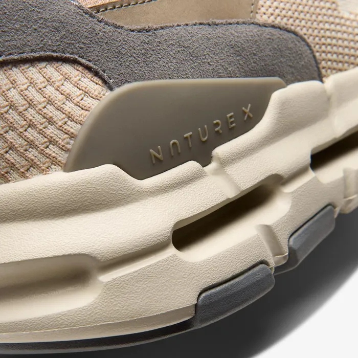 NXE Knit Ecru Combination Men Clarks Sneakers