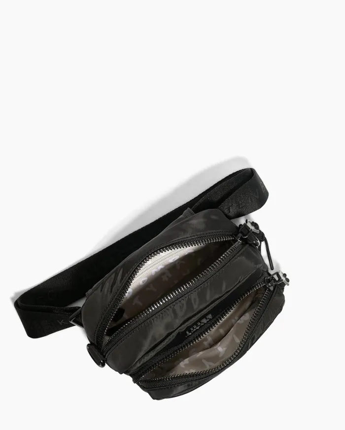 Nylon Camera Crossbody Black With Shiny Black Women Aimee Kestenberg Crossbody Bags