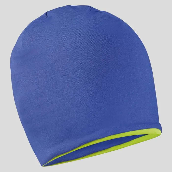 Odlo Accessories The Weact 039 Collection Reversible Beanie Hat And Buff Set Spectrum Blue 8211 Acid Lime 8211 Kids