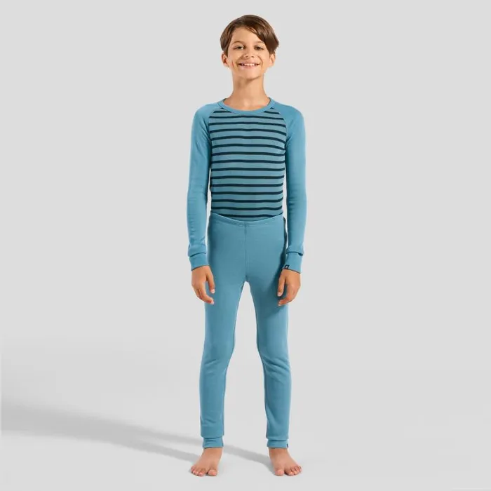 Odlo Base Layers The Active Warm 039 Base Layer Bottoms Provincial Blue 8211 Kids