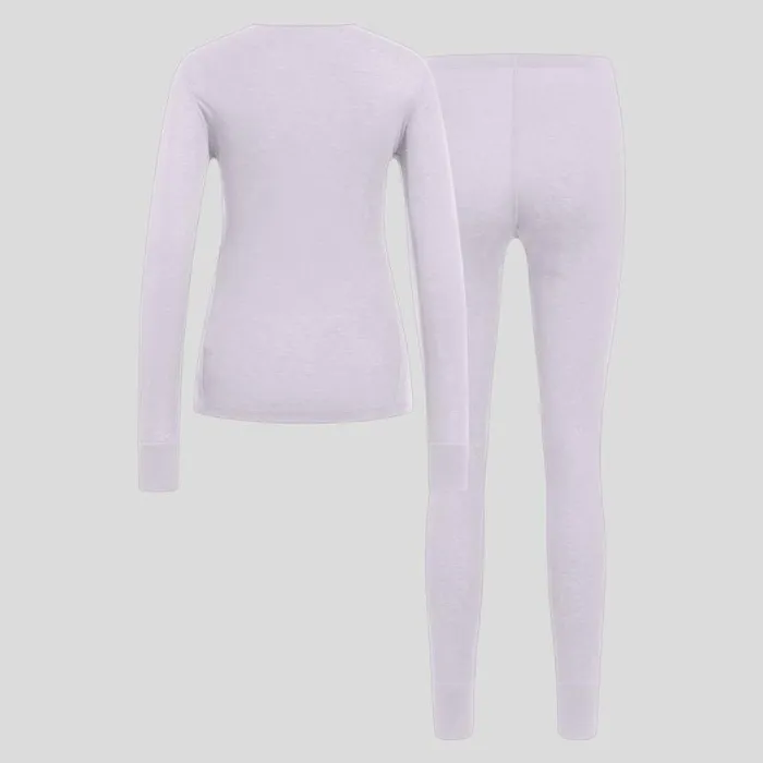 Odlo Base Layers The Active Warm Heritage Base Layer Set Misty Lilac 8211 Women