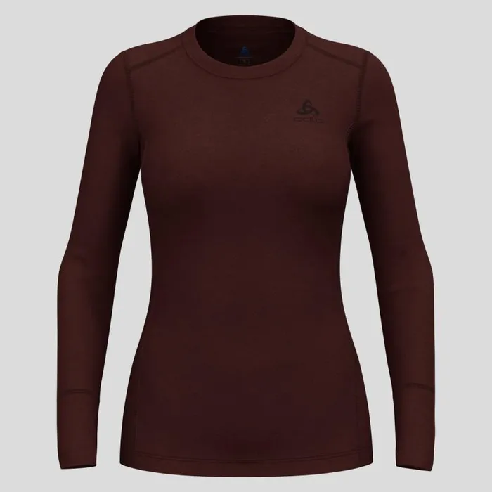Odlo Base Layers The Natural Merino 200 Base Layer Top Fudge 8211 Women
