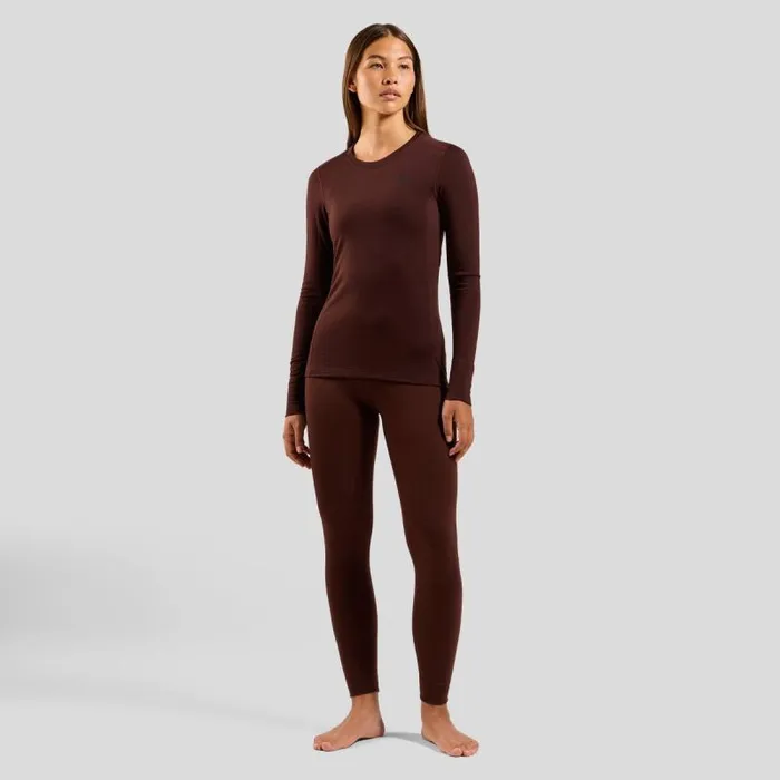 Odlo Base Layers The Natural Merino 200 Base Layer Top Fudge 8211 Women