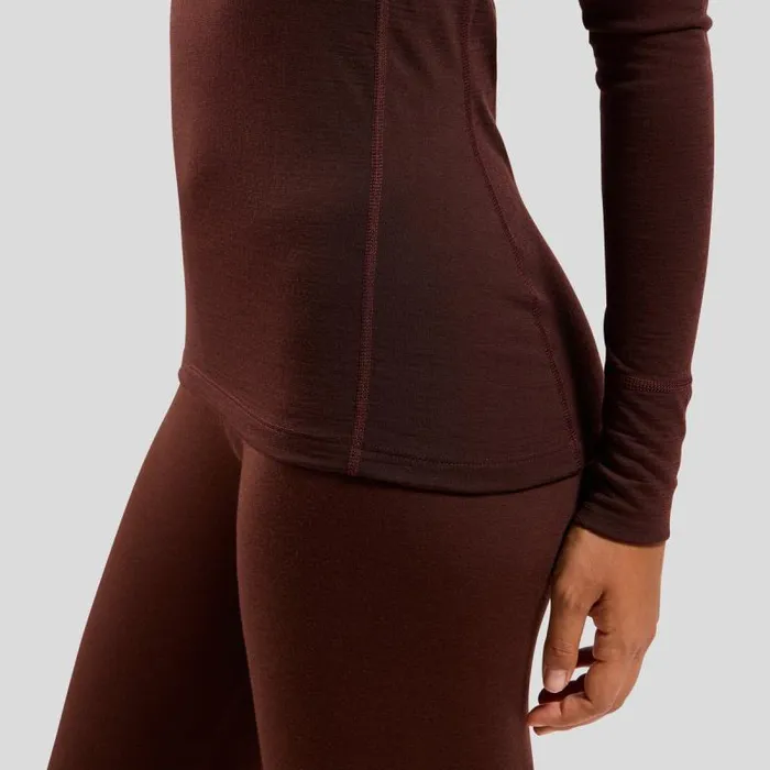 Odlo Base Layers The Natural Merino 200 Base Layer Top Fudge 8211 Women