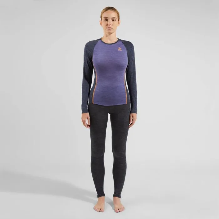 Odlo Base Layers The Performance Wool 150 Base Layer Bottoms Dark Grey Melange 8211 Women