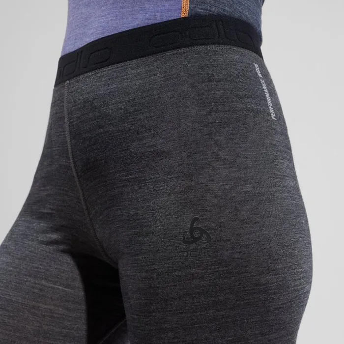 Odlo Base Layers The Performance Wool 150 Base Layer Bottoms Dark Grey Melange 8211 Women