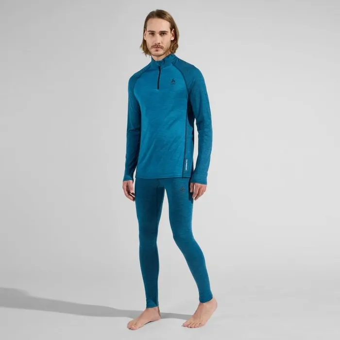 Odlo Base Layers The Performance Wool 150 Base Layer Bottoms Deep Dive Melange 8211 Men