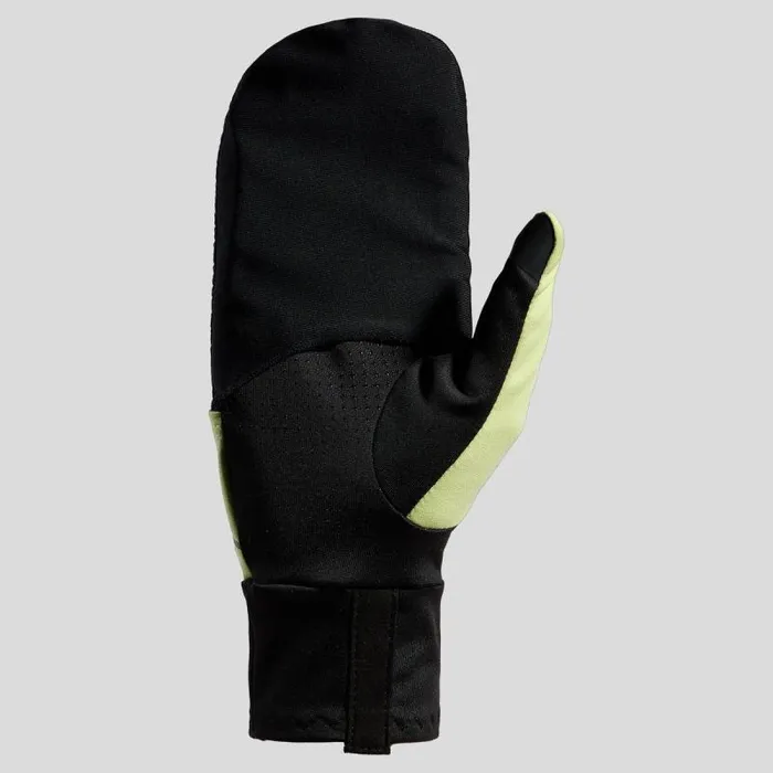 Odlo Headwear and Gloves The Intensity Cover Safety Light Gloves Shadow Lime 8211 WomenMen
