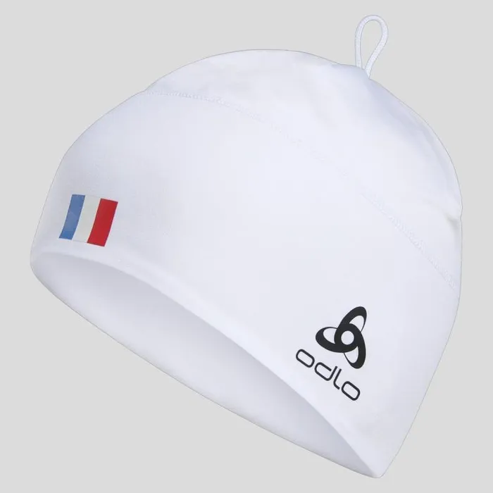 Odlo Headwear and Gloves The Polyknit Fan Warm Hat White 8211 WomenMen