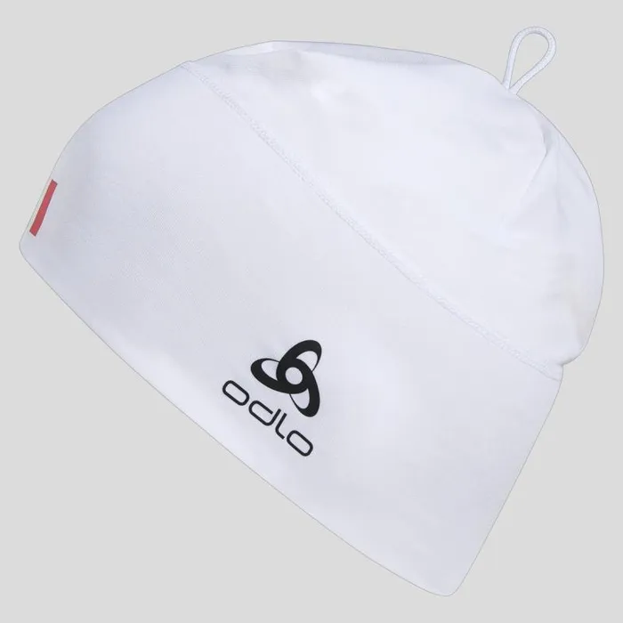 Odlo Headwear and Gloves The Polyknit Fan Warm Hat White 8211 WomenMen