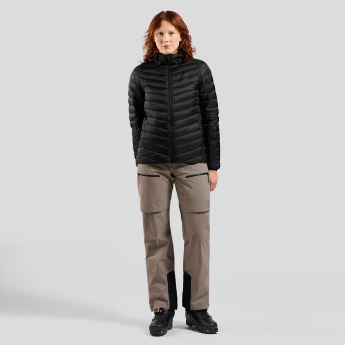 Odlo Jackets and Vests The XAlp Packable Hooded Down Jacket Black 8211 Women