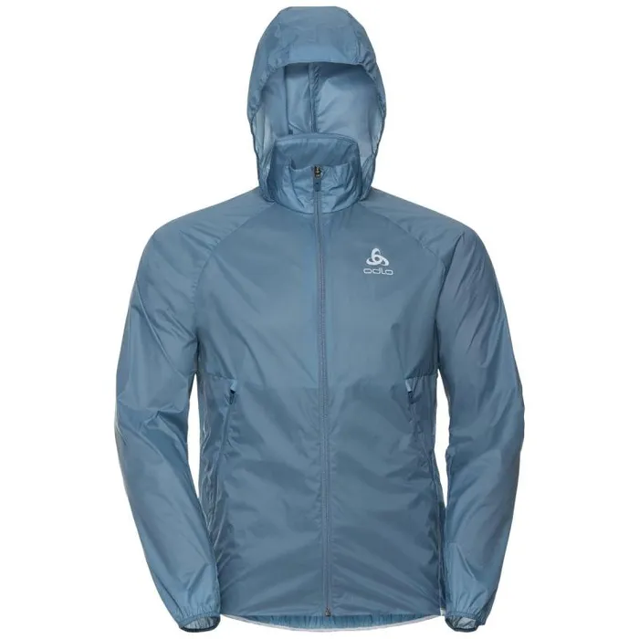Odlo Jackets and Vests The Zeroweight Dual Dry Water Repellent Running Jacket China Blue 8211 Men