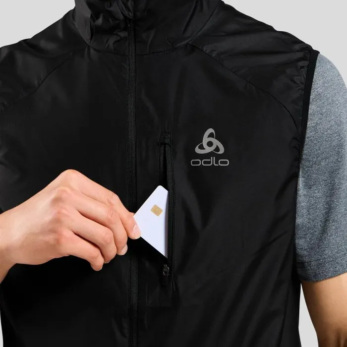 Odlo Jackets and Vests The Zeroweight Running Vest Black 8211 Men