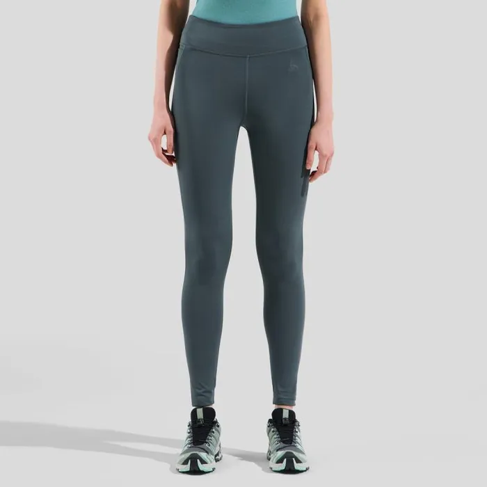 Odlo Pants and Tights The Ascent Lightweight Hiking Tights Dark Slate 8211 Women