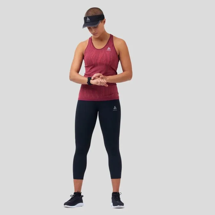 Odlo Pants and Tights The Zeroweight 78 Running Tights Black 8211 Women