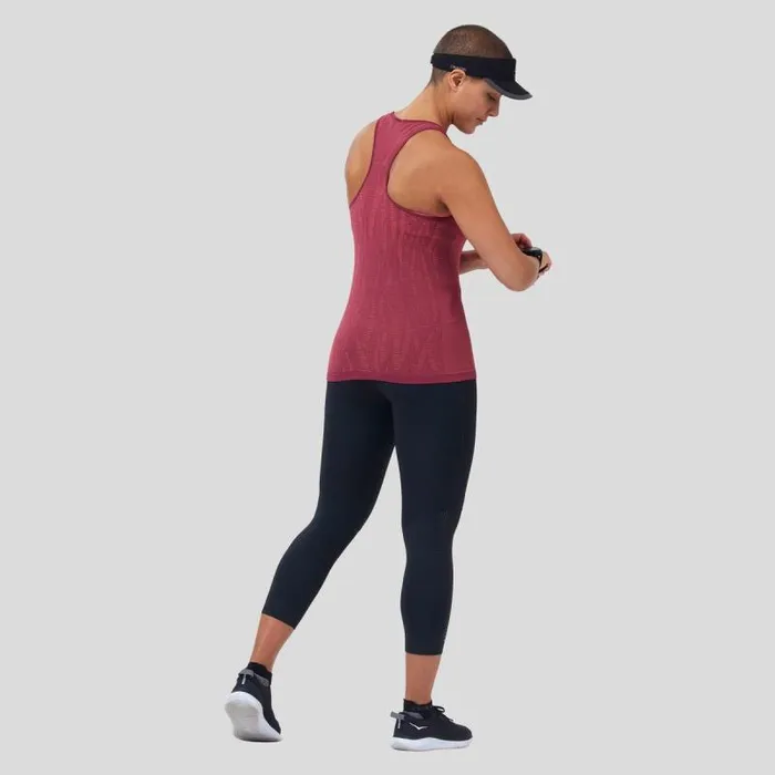 Odlo Pants and Tights The Zeroweight 78 Running Tights Black 8211 Women
