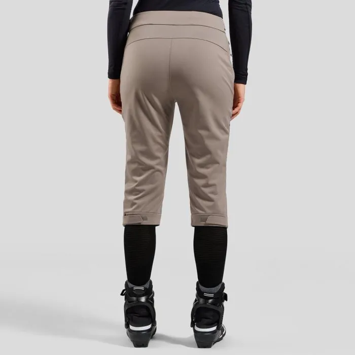 Odlo Pants and Tights The Zeroweight XWarm Windproof Knickerbockers Cinder 8211 Women