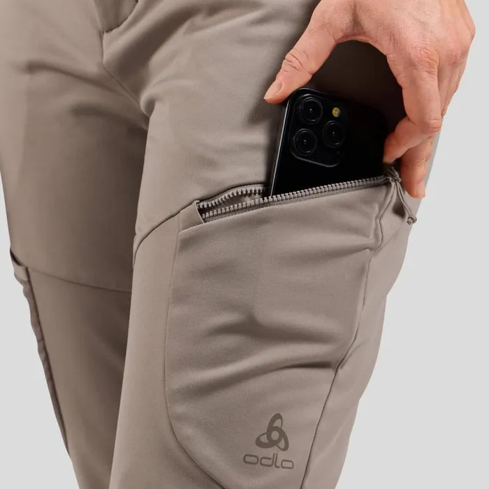 Odlo Pants and Tights The Zeroweight XWarm Windproof Knickerbockers Cinder 8211 Women