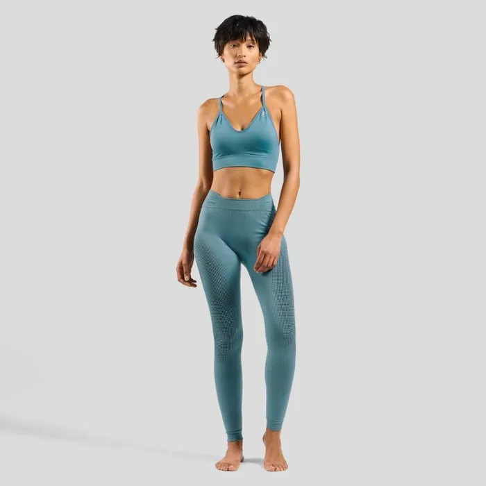 Odlo Sports Bras The Padded Seamless Soft 20 Sports Bra Provincial Blue 8211 Women