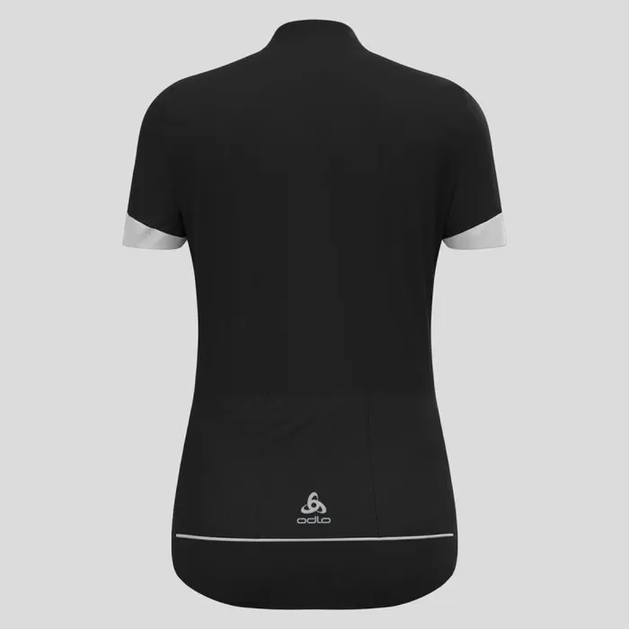Odlo Tshirts and Polos The Essentials HalfZip Jersey Black 8211 White 8211 Women