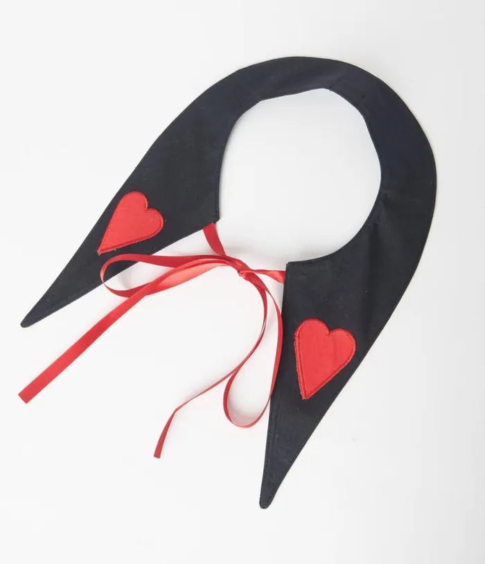 Paint The Roses Red Queen Of Hearts Collar AccessoriesHalloween Unique Vintage Accessories