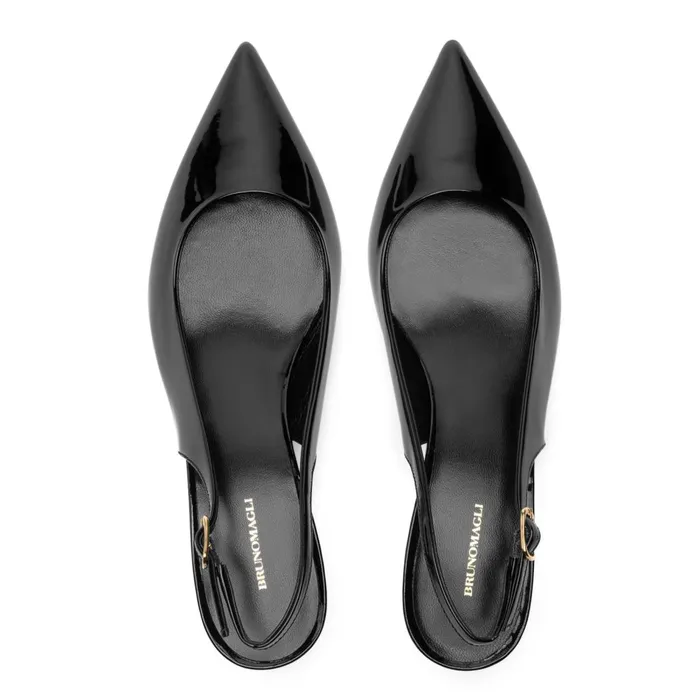 Palerma Slingback Pump Black Patent Women Bruno Magli Heels