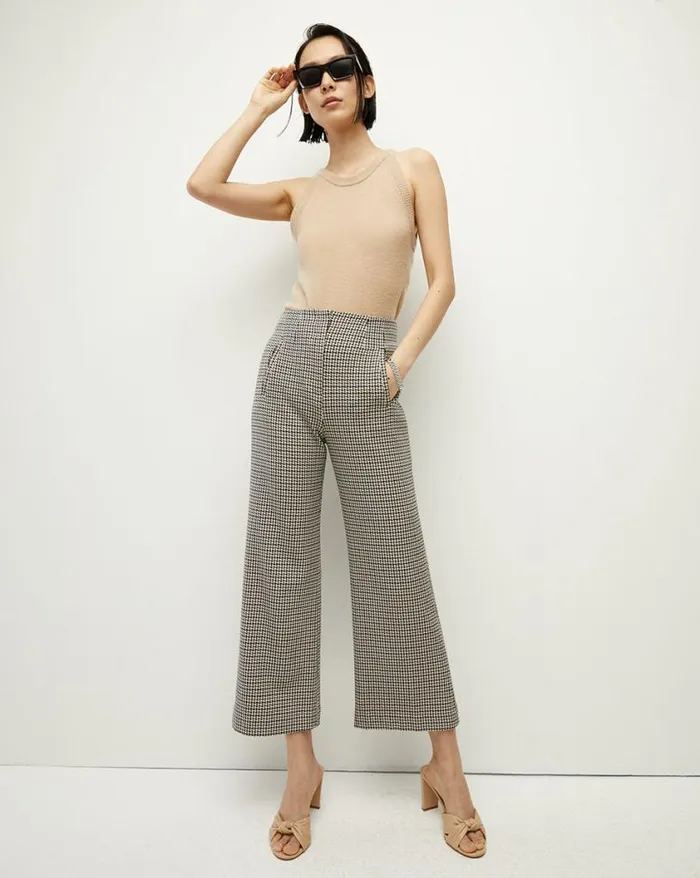 Pants Shop Veronica Beard Dova Houndstooth Pant Multi