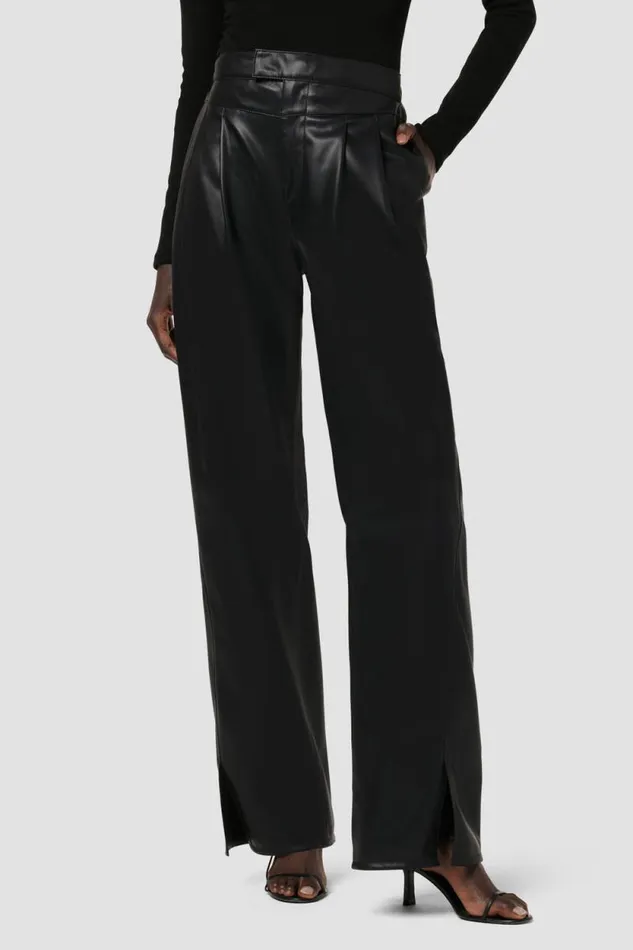 Pants Women Hudson Jeans HighRise Rosie Trouser Black