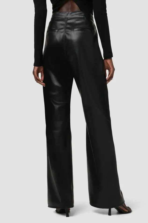 Pants Women Hudson Jeans HighRise Rosie Trouser Black