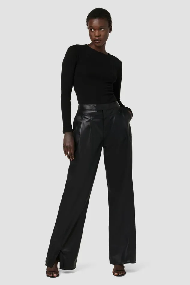 Pants Women Hudson Jeans HighRise Rosie Trouser Black